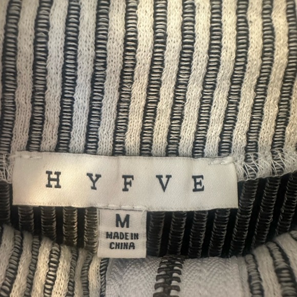 HYFVE Gray Striped Women's Blouse - Picture 3 of 3